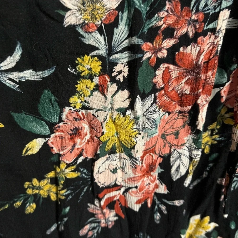 Xhilaration Floral Skirt - Black, Pink, Yellow - Picture 4 of 4